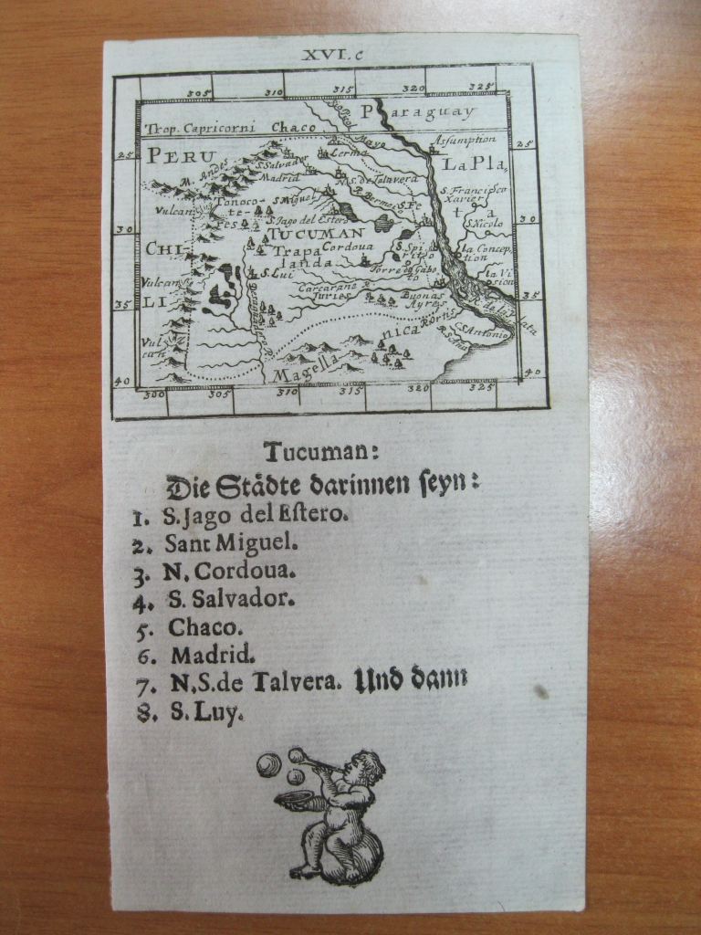 Norte de Argentina y Rio de la Plata (América), 1702. Müller/Kuhnen